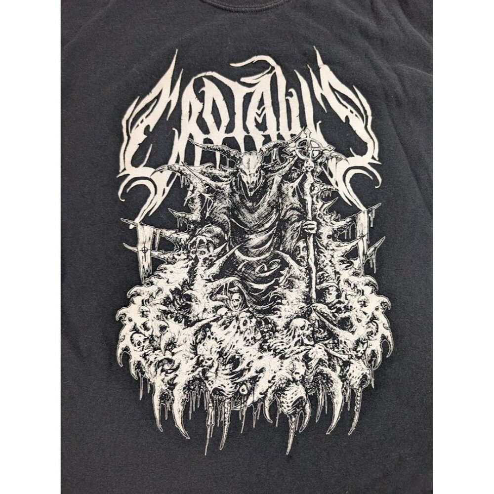 Crotalus black men's size large graphic t shirt 100% cotton V4 - Picture 2 of 6